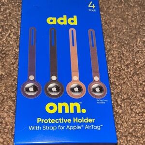 Apple Add Onn Protective Holder for Apple AirTag - 4 Pack